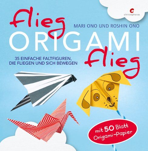 Mari Ono - Flieg, Origami, flieg: 35 einfache Faltfiguren, die fliegen und sich bewegen. Mit 50 Blatt Origami-Papier - Preis vom 04.10.2026 03:51:26 h