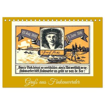 Gruß aus Finkenwerder (Tischkalender 2026 DIN A5 quer), CALVENDO Monatskalender