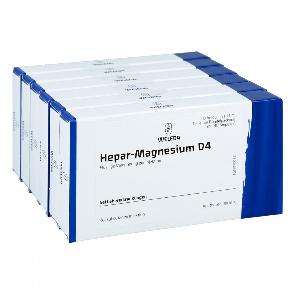 WELEDA AG Hepar-magnesium D4 Ampullen 02819388