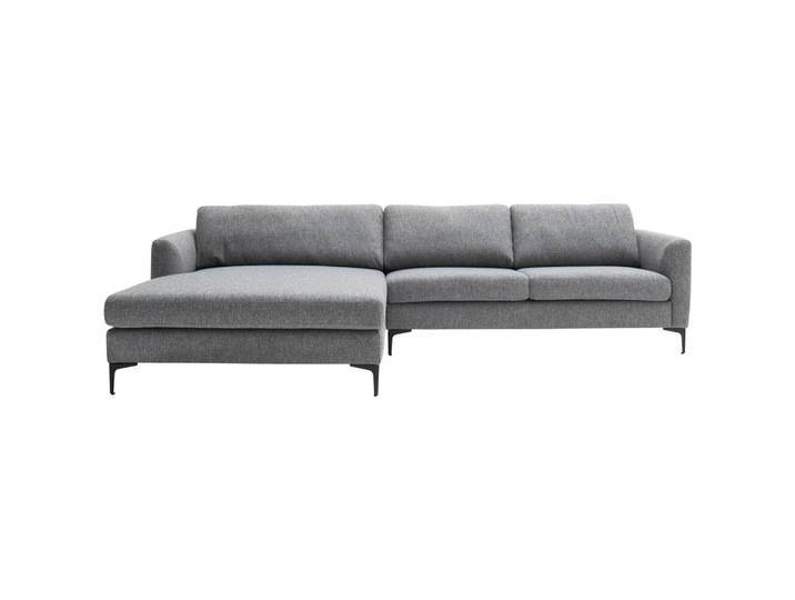 Schöner Wohnen Ecksofa, Blaugrau, Metall, 3-Sitzer, Ottomane links, L-Form, 310x195 cm, Typenauswahl, Fußauswahl, Lederauswahl, Stoffauswahl, planbar, Armteilvarianten, Hocker erhältlich, individuell planbar, Wohnzimmer, Sofas & Couches, Wohnlandschaften, Ecksofas