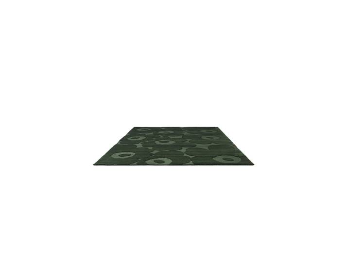 Handgetufteter Designer Teppich „Unikko Green“ aus 100% Wolle, verschiedene Grössen MARIMEKKO