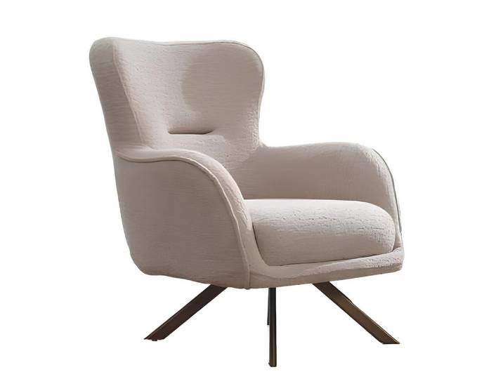 JVmoebel Loungesessel Beiger Polstersessel mit hohem Sitzkomfort für modernes Wohnen (Sessel), Made in Europa