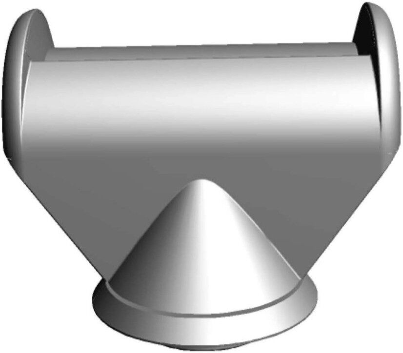 INF Buse lissante magnétique compatible avec Dyson Supersonic - Buse coiffante anti-frisottis PA66+GF, gris