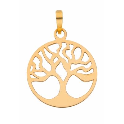 Kettenanhänger ADELIA´S "Anhänger Baum des Lebens 333 Gold ( 8K )", gold, Schmuckanhänger, Damen, Gold, Kettenanhänger, Goldanhänger Lebensbaum