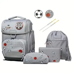 Schneiders Ergolite Schulranzen-Set 9tlg. Damm Sports