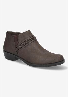 Women's Jalia Booties by Easy Street in Smoke (Size 8 M)