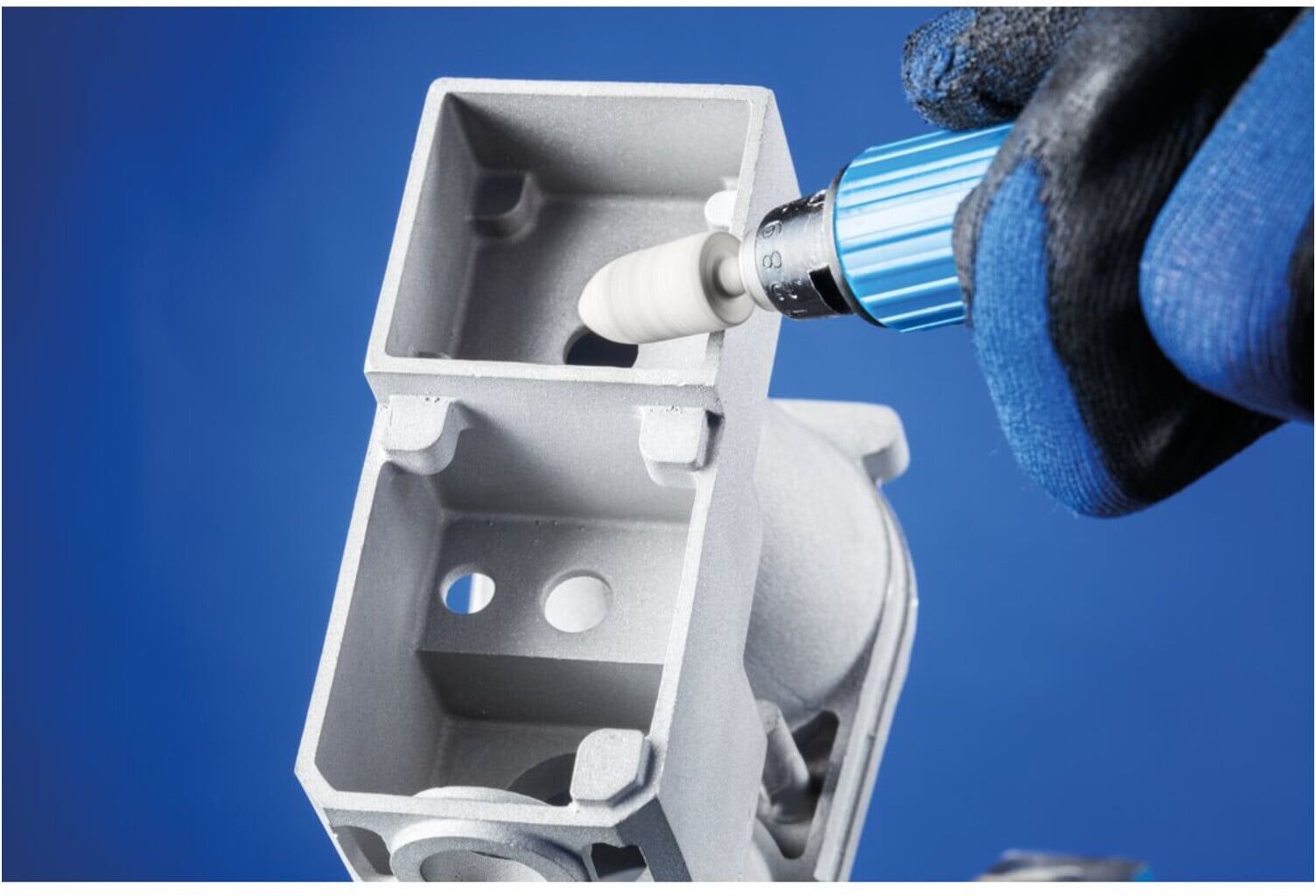 PFERD TOOLS Poliflex Schleifstift Spitzkegelform Ø 10x20mm Schaft-Ø 3 mm Bindung TX A80 (41310608)