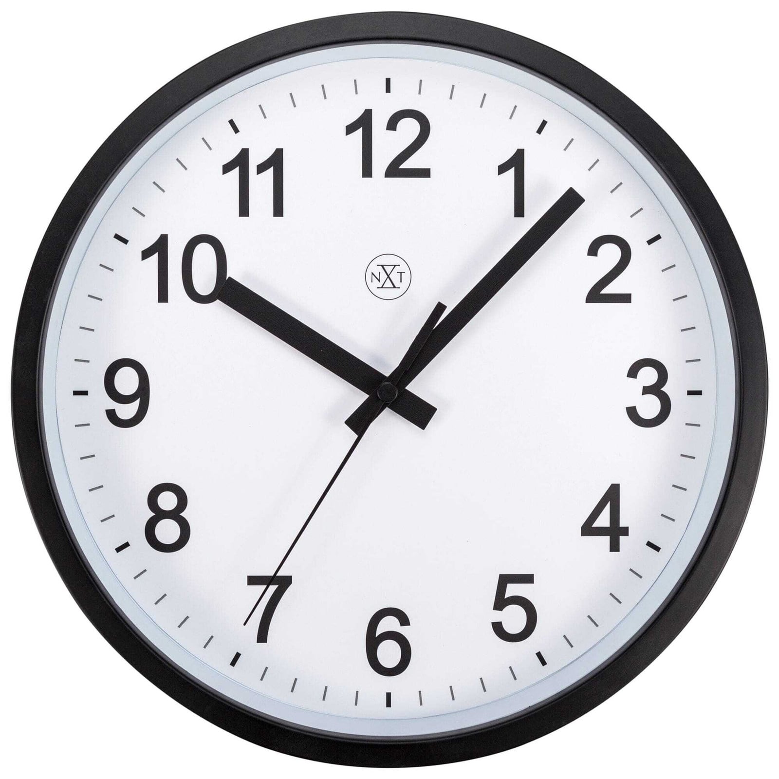 nXt Fashion Wandklok Robust - Zwart - Diameter: 25,5 cm