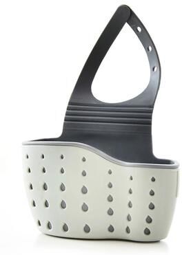Uplifted Finds Kitchen Sink Holder Hanging Drain Basket Adjustable Soap Sponge Shelf Organizer c