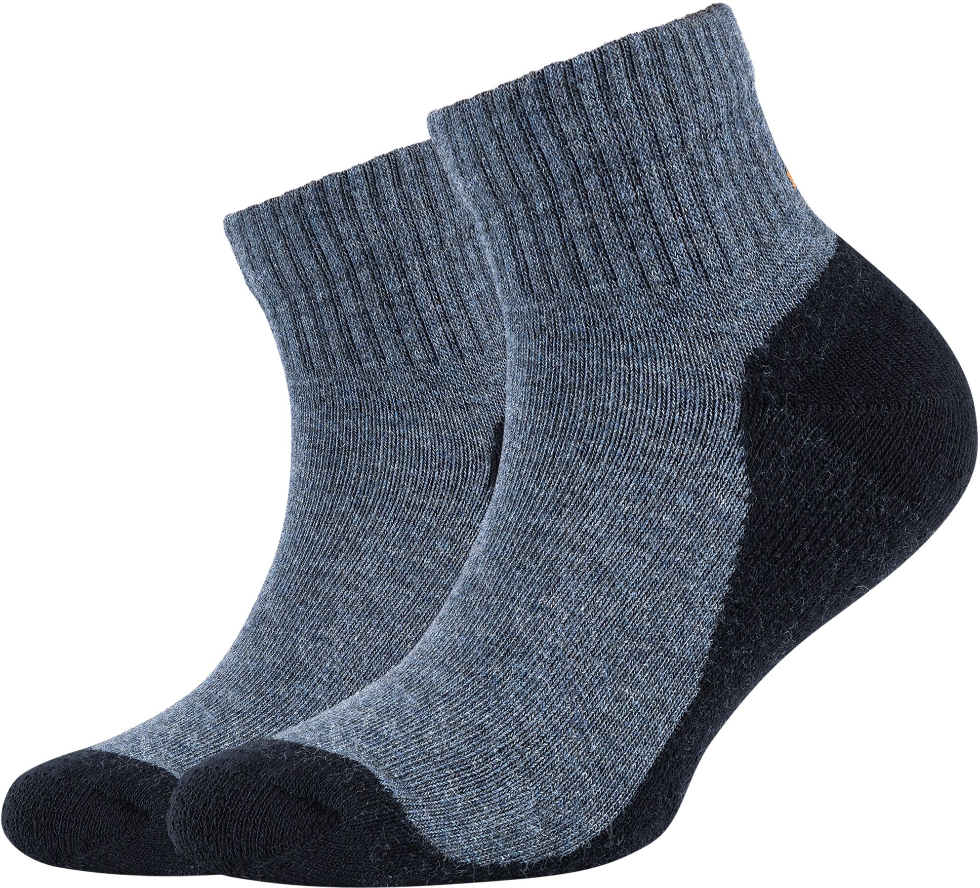 Funktionssocken CAMANO "function", Kinder, Gr. 27-30, Sockengrösse, grau (dunkelgrau, meliert), Materialmix, mehrfarbig, melange, meliert, Socken Funktionssocken, mit feuchtigkeitsregulierenden Funktionsfasern dunkelgrau, meliert 27-30, Sockengrösse