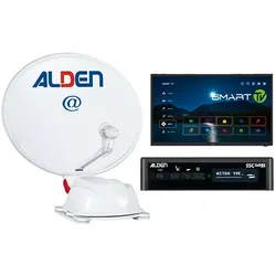 Alden Onelight@ EVO 60 Satellitenanlage Ultrawhite mit S.S.C HD-Steuermodul und LED Smartwide TV 22 Zoll