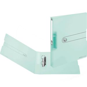 Herlitz Ringbuch easy orga to go 11409042, Pastell, A4, 2 Ring, Ring-Ø 25mm, minze transparent