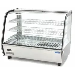 Beheizte Vitrine für Lebensmittel - 160 L - 85,6 cm - 3 Einlegeböden - Maxima. Maxima