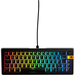 Glorious GMMK 3 HE 65 % Custom Gaming-Tastatur - Pre-Built, ISO (DE), Fox HE Switches, schwarz (DE, Kabelgebunden), Tastatur, Schwarz