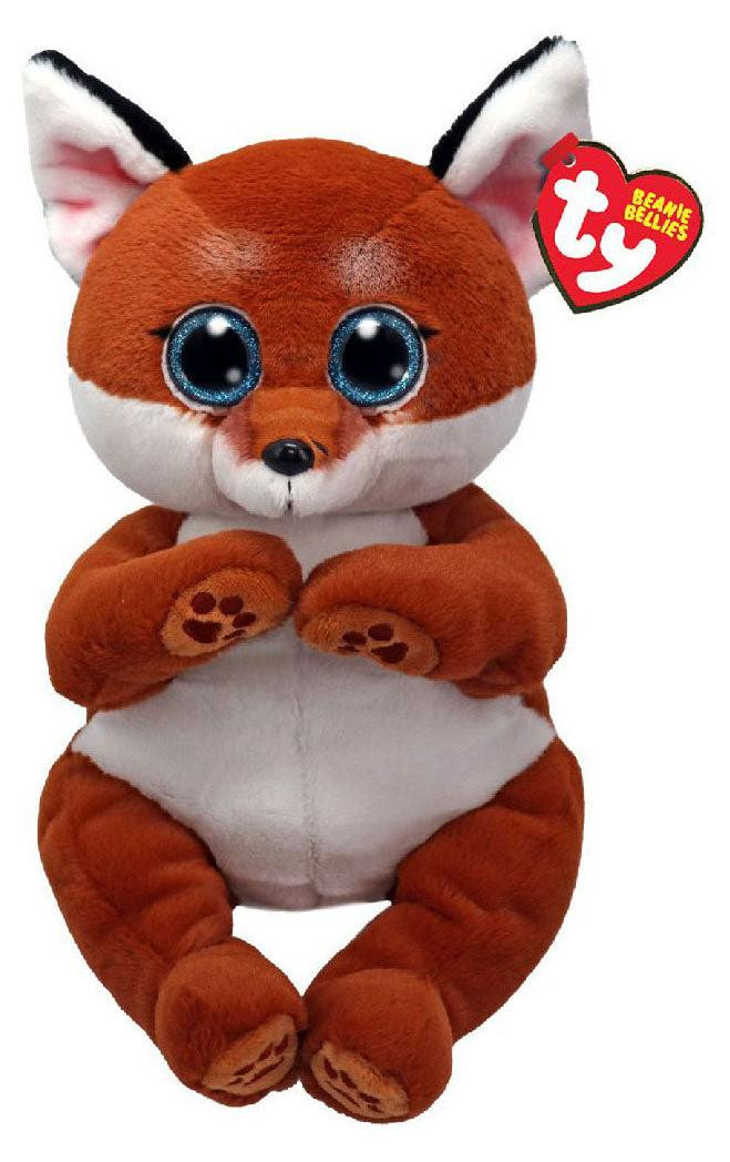 Ty Beanie Babies Bellies Vos Knuffel - Medium - 24 cm