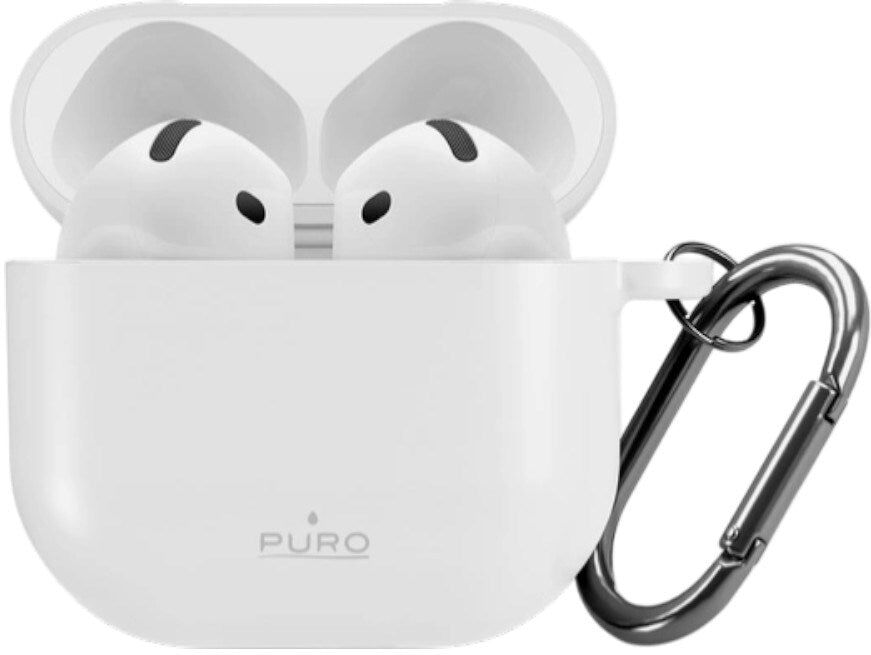 Apple AirPods (4. Gen.) PURO ICON Silikone Cover - Hvid
