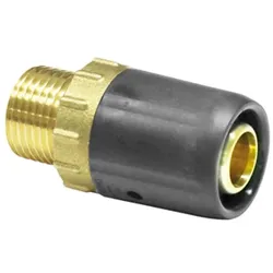 Steckfitting, Pipetec, Übergang AG, DVGW - Zulassung (Ausführung: 16 - 3/4''AG)