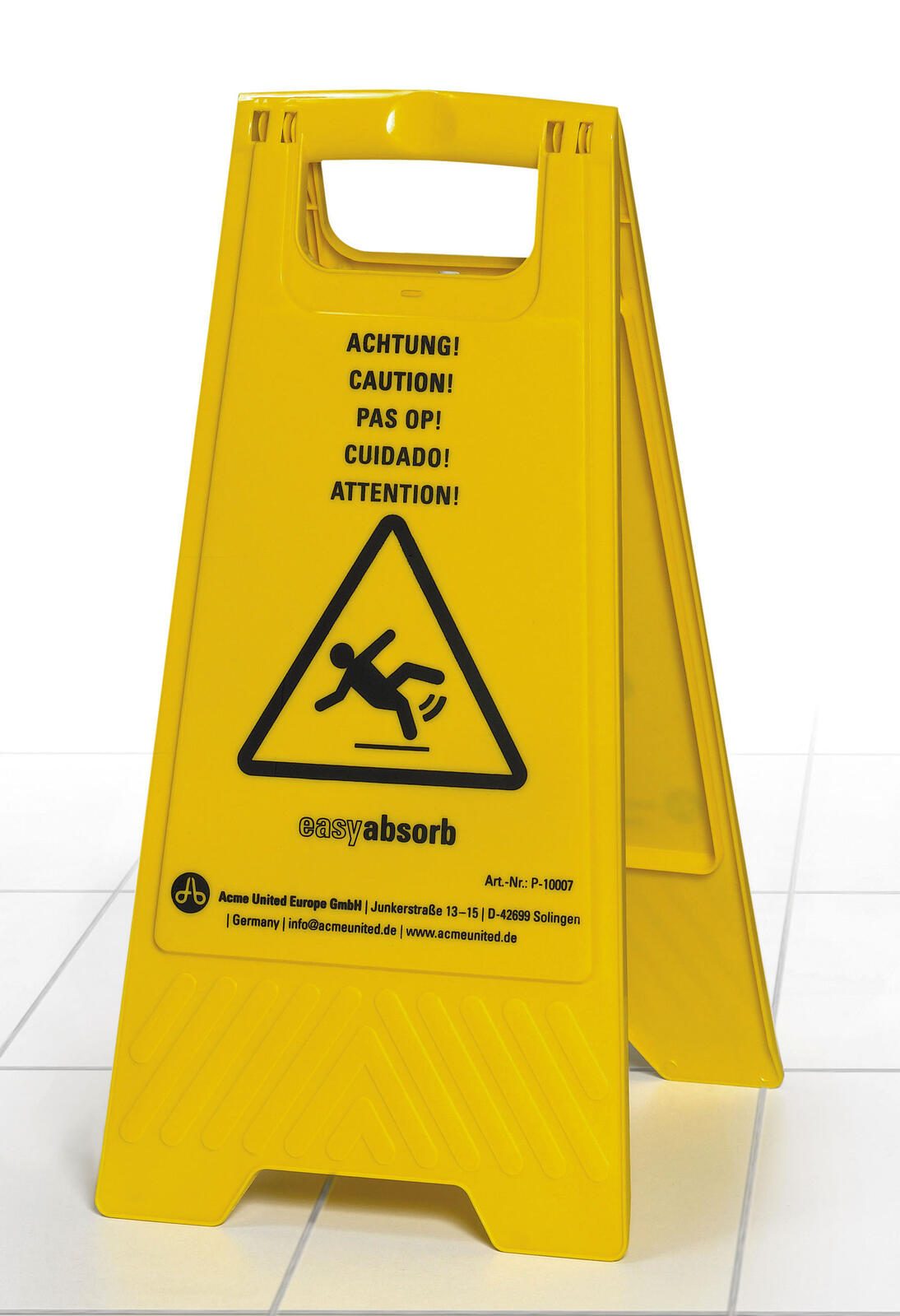 easy absorb Warnaufsteller Achtung! 24 cm x 61 cm P-10007