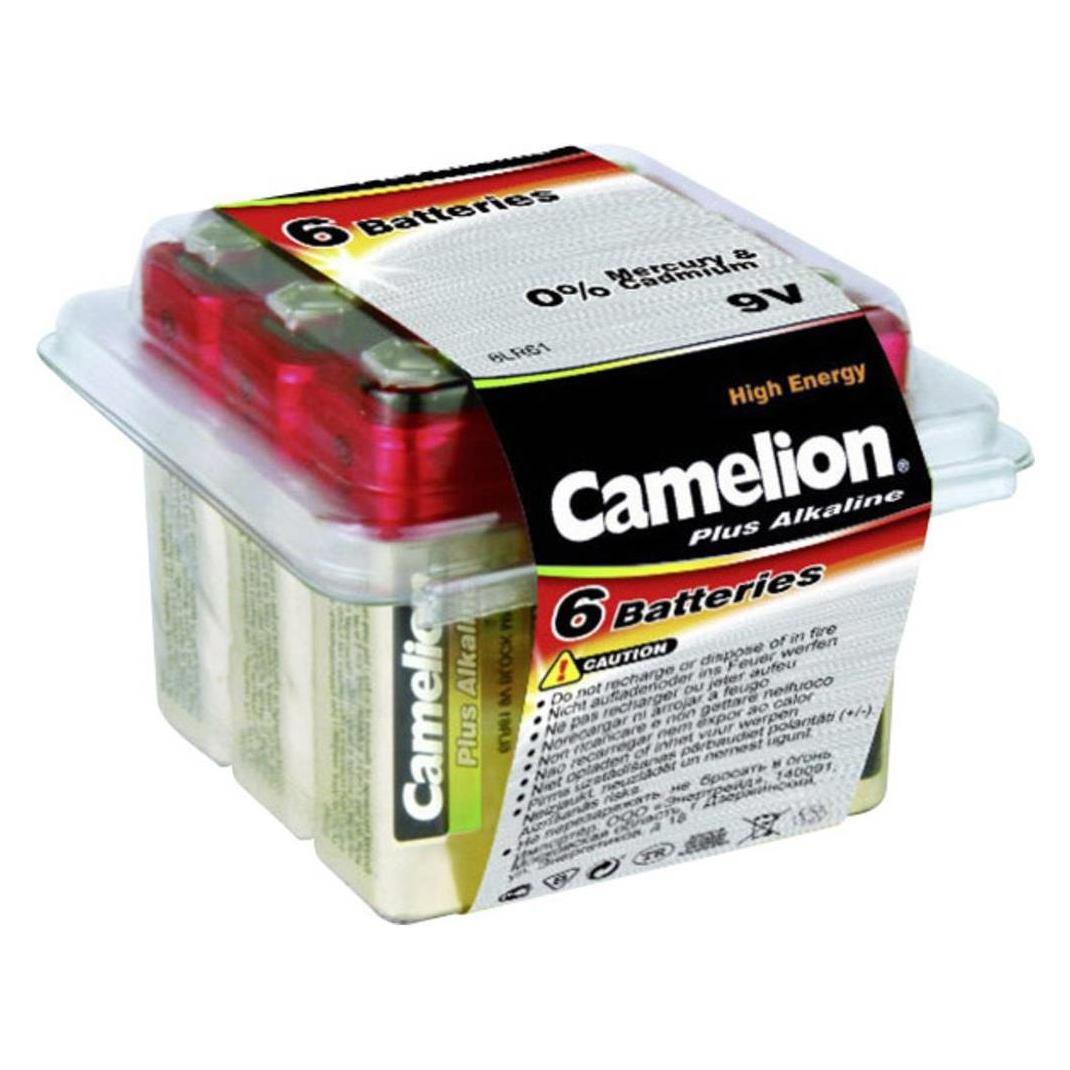 Camelion 9 V Block-Batterie Alkali-Mang (6 Stk., 9V Block, 700 mAh) (11100622)
