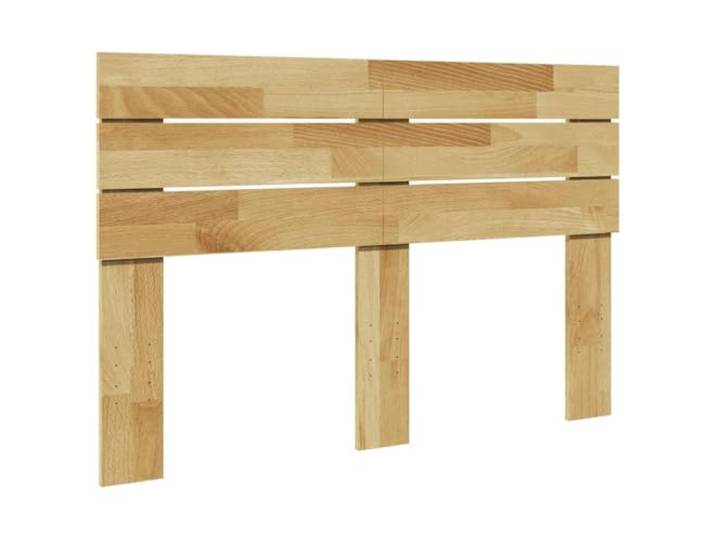 vidaXL Kopfteil 120 cm Massivholz Eiche