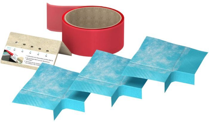 MEPA Ergänzungs-Set Aquaproof 3D 180048 für Wannenabdichtband Aquaproof