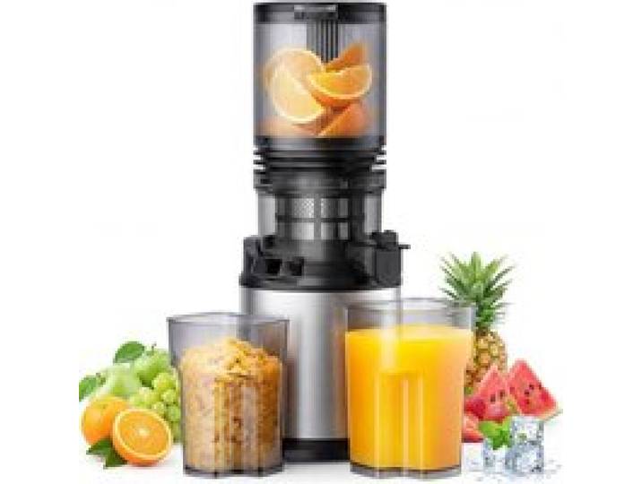 Extracteur De Jus De Fruits Et Légumes Extracteur De Jus À Grande Ouverture De 130 Mm Slow Juicer De 2 L Moteur De 250 W Pressio