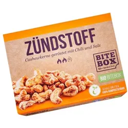 BiteBox Bio Cashewkerne mit Chili »Zündstoff« 65 g