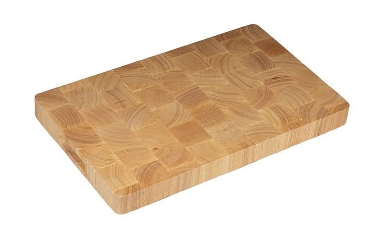 Cookinglife snijplank van rubberhout, 32,5 x 26,5 cm