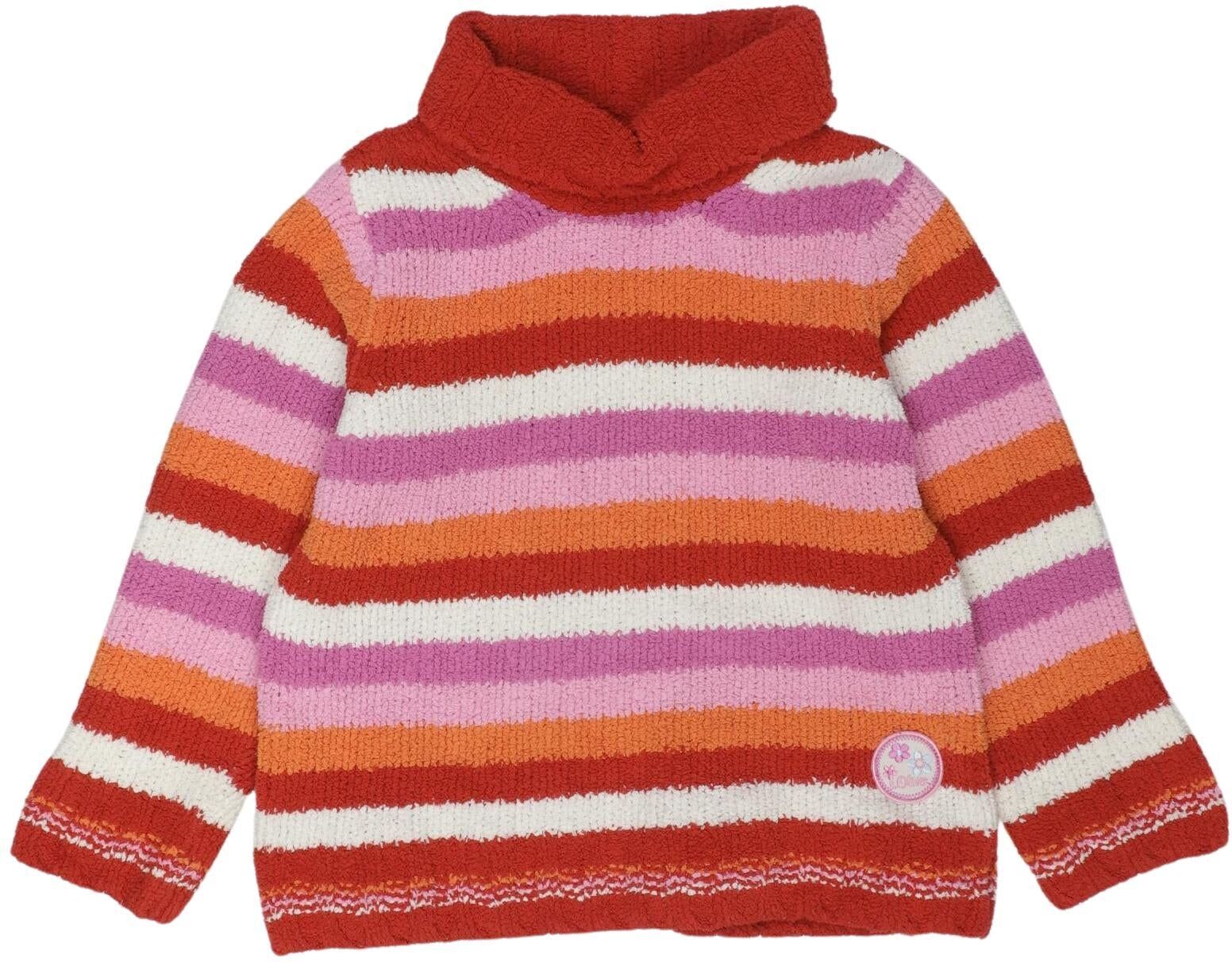 S. Oliver Mädchen Pullover, Mehrfarbig, Gr. EU 122, Synthetik - Second Hand