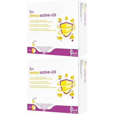 Immun Active+D3 Denk Pulver 2x 2x20 St