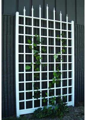 DuraTrel Winchester White Vinyl Wall Trellis