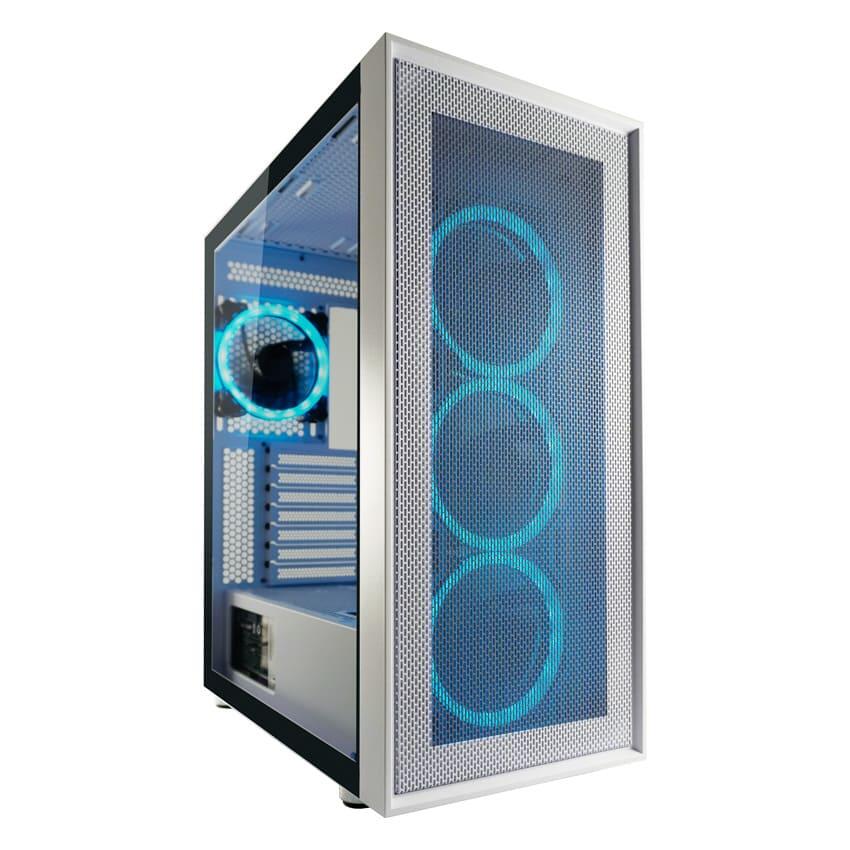 LC-Power LC Power Gaming-PC Gehäuse LC-802W-ON Midi-Tower weiß