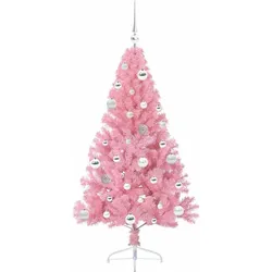 vidaXL, Weihnachtsbaum, Robin (mit 61 silbernen Kugeln) (150 cm)