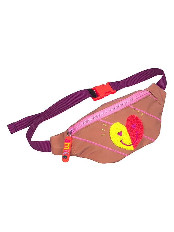 Die Spiegelburg Gürteltasche "Herz - Kleine Freunde" in Rosa - (B)14 x (H)11 cm - onesize