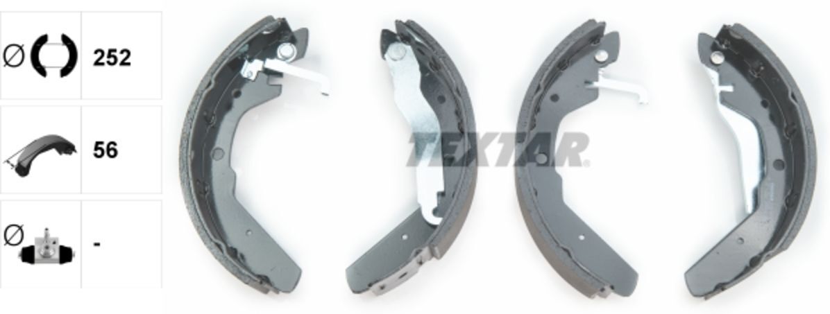 Bremsbackensatz TEXTAR 91027600