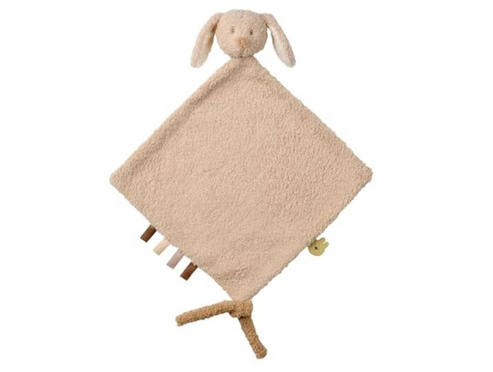 Nattou Big Comforter Knuffeldoek Rabbit TEDDY, 35 cm, Teddy Beige