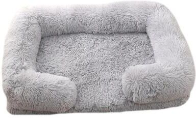 Uplift Treasures Winter Warm Dog Bed Plush Pet Sofa Basket c m