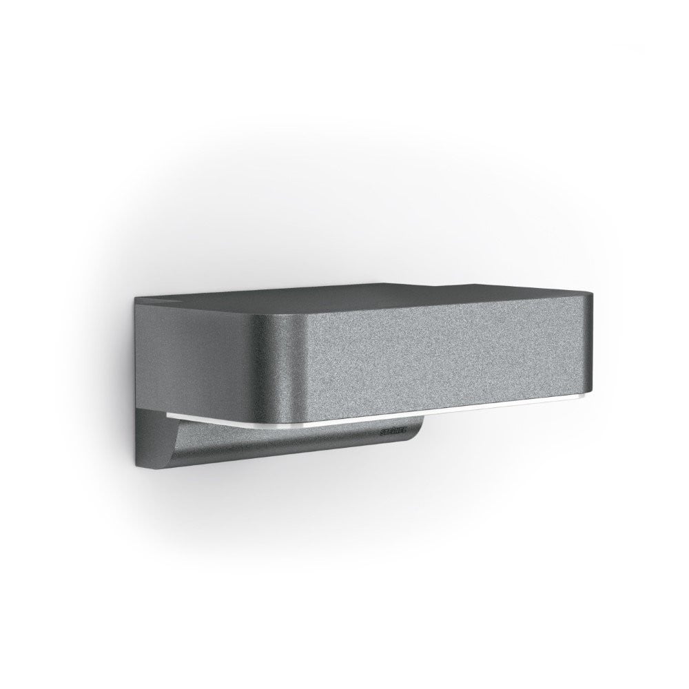 Steinel L800 Muurlamp met bewegingssensor en schemersensor, zwart/grijs