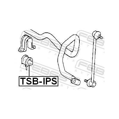 FEBEST Lagerung, Stabilisator TSB-IPS Vorderachse für TOYOTA