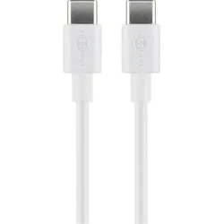 Goobay 66315 USB-CTM Lade- und Synchronisationskabel, 0.5 m, Weiß - für Geräte mit USB-CTM Anschluss,Weiß