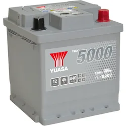 Yuasa YBX5202 12V 45Ah 440A Silver High Performance Batterie