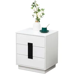 Relaxdays, Kommode + Sideboard, Kommode mit Schubladen (50 x 40 x 56 cm)