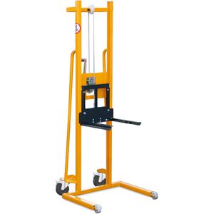 Taurolifter Materialheber 30-1128, mit Gabel, Hub 1500mm, TPE-Räder, Tragkraft 100kg