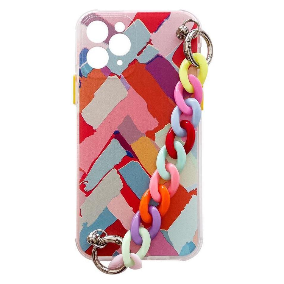 Hurtel Color Chain Case Gel flexible elastische Hülle mit Kettenanhänger für Samsung Galaxy A72 4G mehrfarb (Samsung Galaxy A72) (1404978613)
