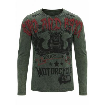 T-Shirt CIPO & BAXX "Cipo & Baxx Sweatshirt", Herren, Gr. XXXL, grün, regular fit, Shirts T-Shirt