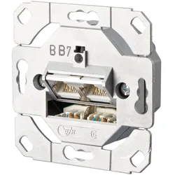 Metz Connect Cat.6, E-DAT, RJ45, LSA, 2 Port, UP0