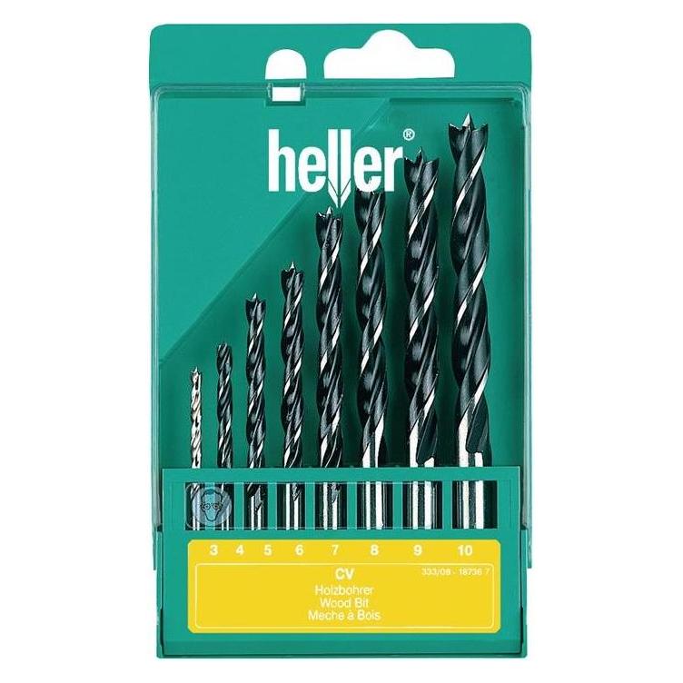 Heller Holz-Spiralbohrer-Set 8teilig (205241)
