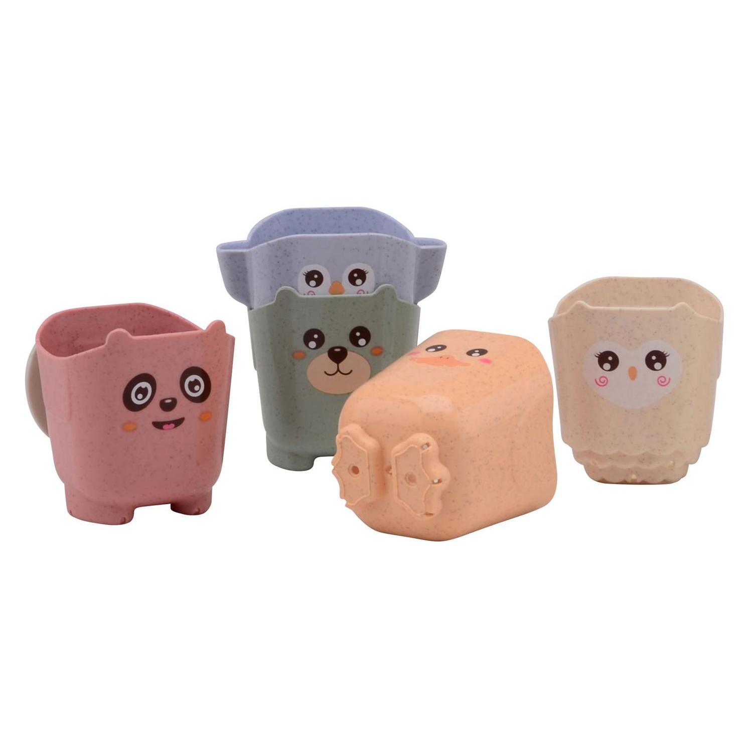 Johntoy Happy World Bio Stapeleimer und Badebecher (40080151)
