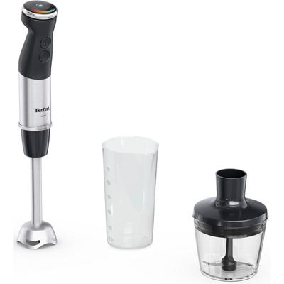 TEFAL Stabmixer "HB6728", schwarz (silber, schwarz), B:7cm H:40cm T:7cm, Mixer, Quickchef+ Stabmixer, Powelix Klingen-Technologie für schnelles Mixen