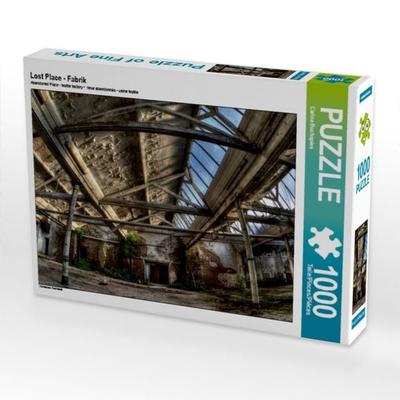 CALVENDO Puzzle Lost Place - Fabrik | 1000 Teile Lege-Größe 64x48cm Foto-Puzzle für glückliche Stunden
